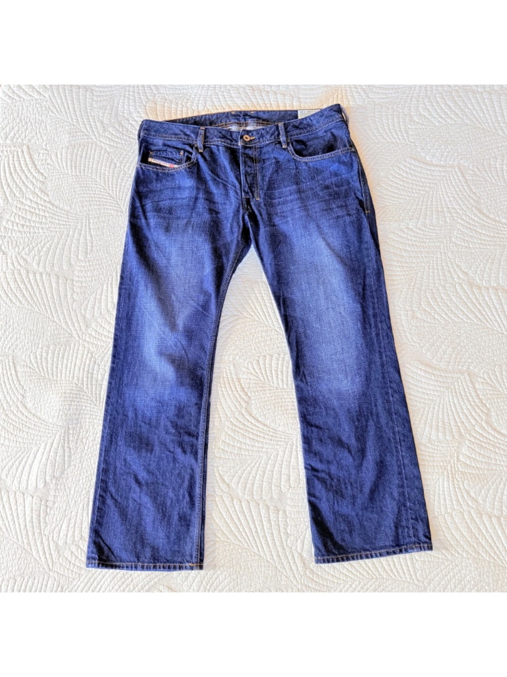 Diesel Y2K Zatiny W36 Bootcut Jeans 0RUS5 Dark Wash Cyber Grunge Indie Denim